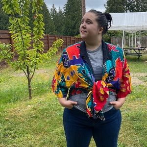 Vintage oversized tribal 80’s shirt
